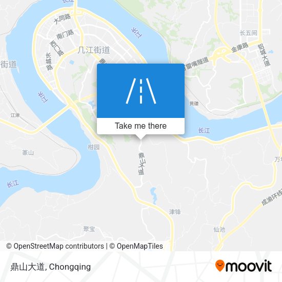 鼎山大道 map