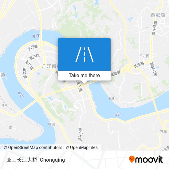 鼎山长江大桥 map