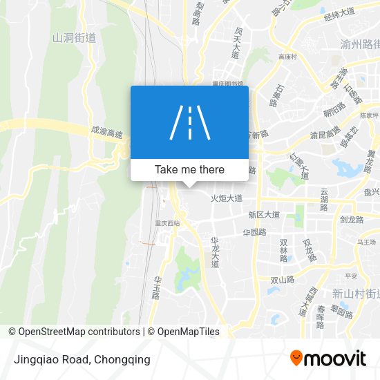 Jingqiao Road map