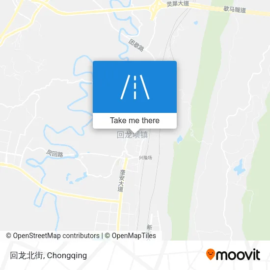 回龙北街 map