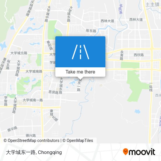大学城东一路 map