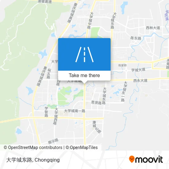 大学城东路 map