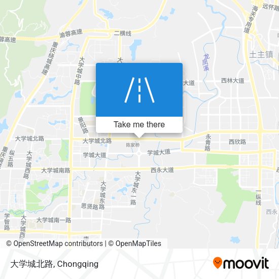 大学城北路 map