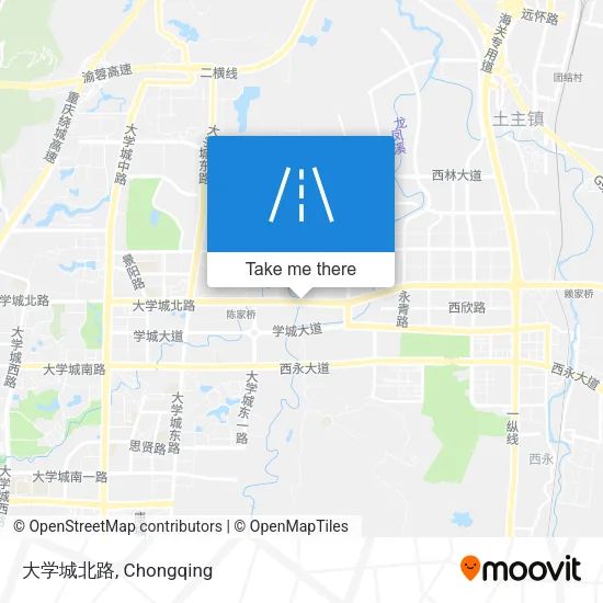 大学城北路 map