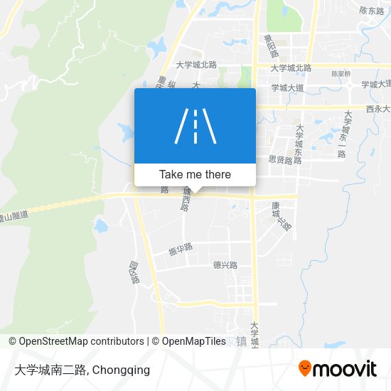 大学城南二路 map