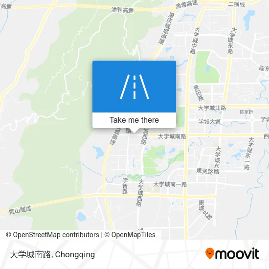 大学城南路 map