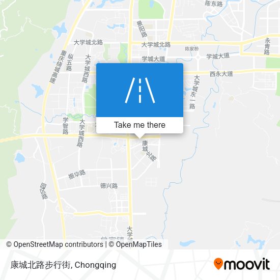 康城北路步行街 map