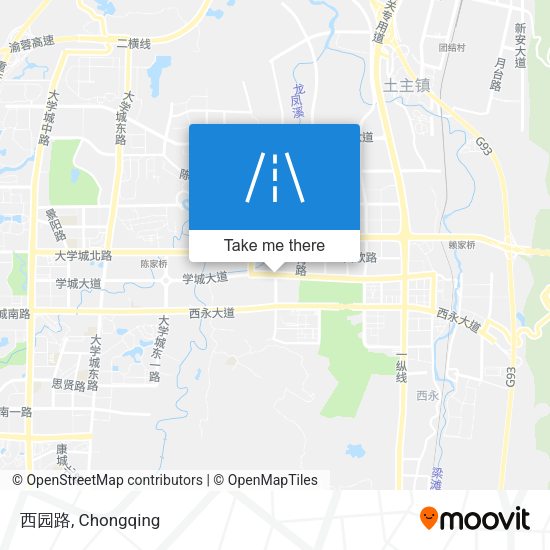 西园路 map