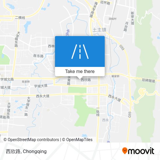 西欣路 map