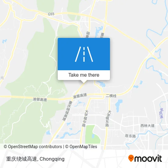 重庆绕城高速 map