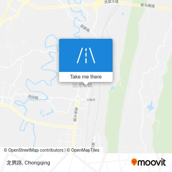 龙腾路 map