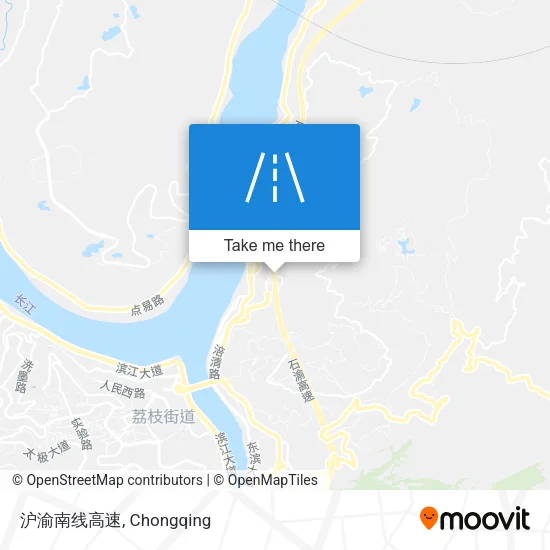 沪渝南线高速 map