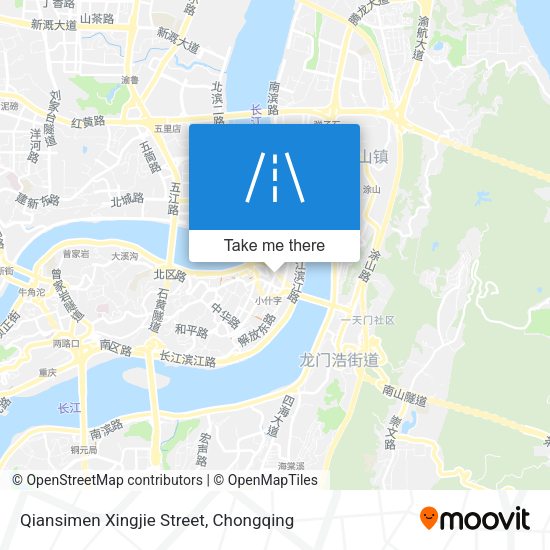 Qiansimen Xingjie Street map