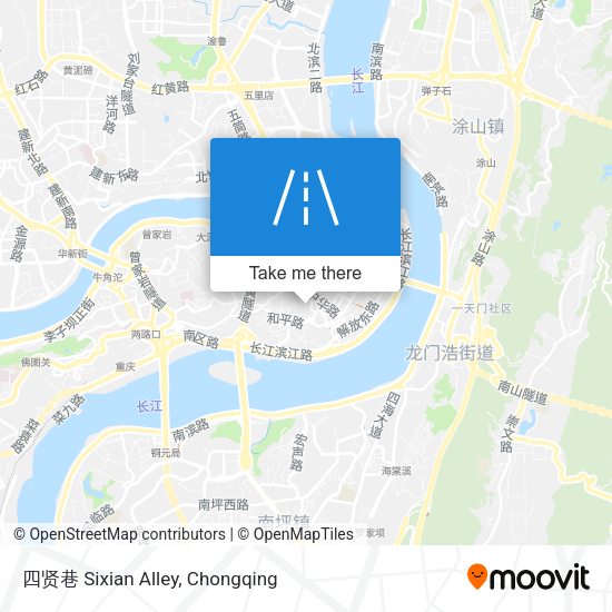 四贤巷 Sixian Alley map
