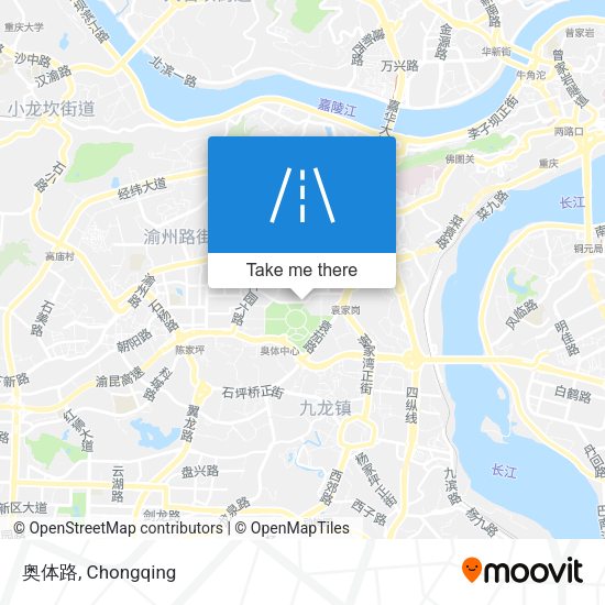 奥体路 map