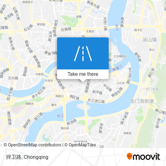 捍卫路 map
