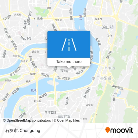 石灰市 map