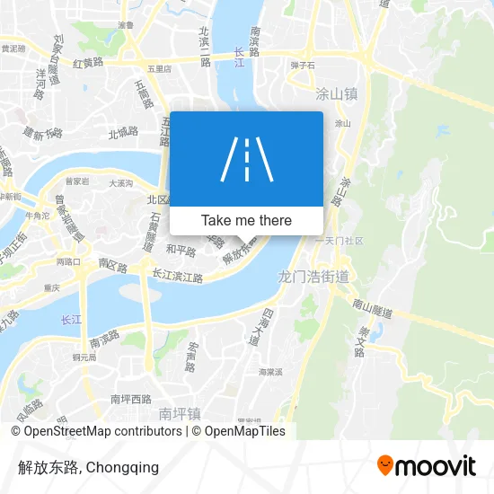 解放东路 map