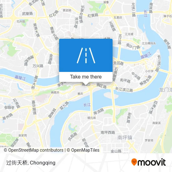 过街天桥 map