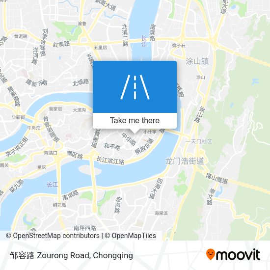 邹容路 Zourong Road map