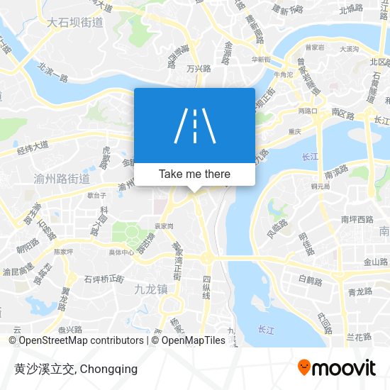 黄沙溪立交 map