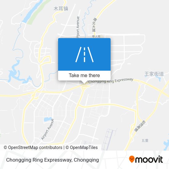 Chongging Ring Expressway map
