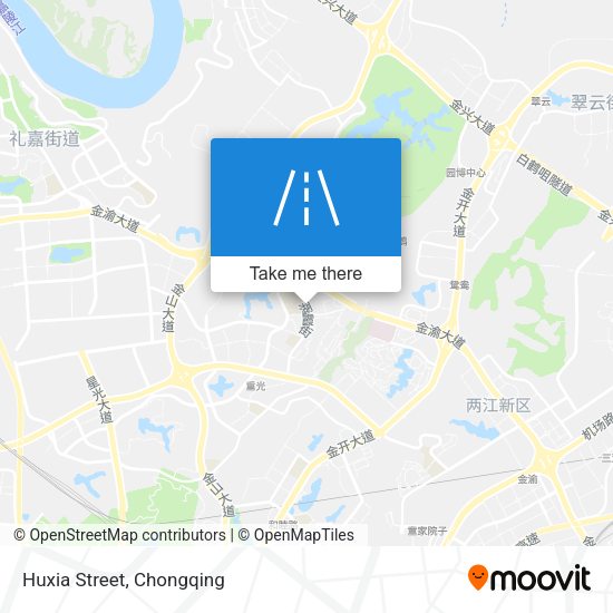 Huxia Street map