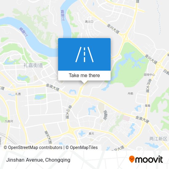 Jinshan Avenue map