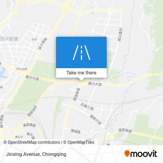 Jinxing Avenue map