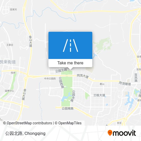 公园北路 map