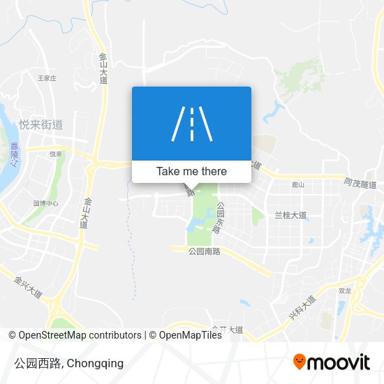 公园西路 map