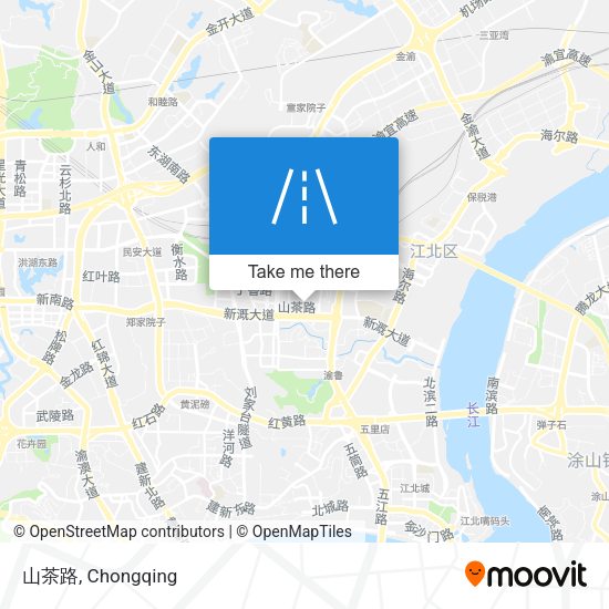 山茶路 map