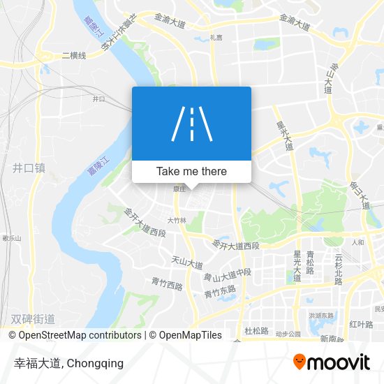 幸福大道 map