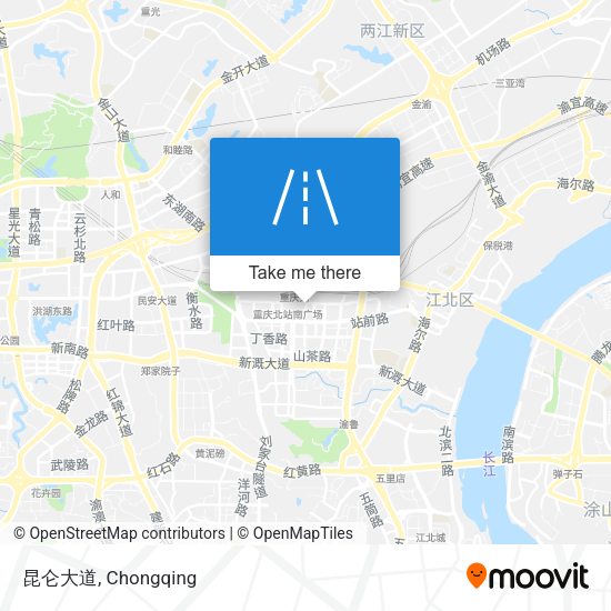昆仑大道 map