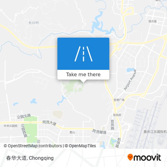 春华大道 map
