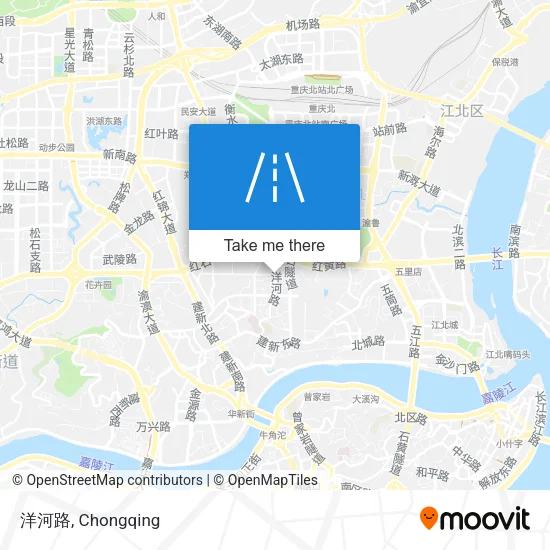 洋河路 map
