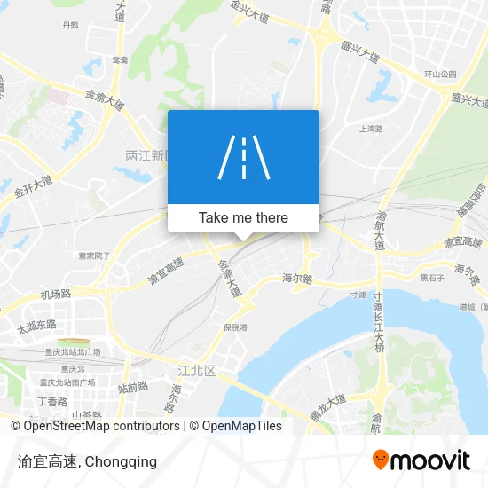 渝宜高速 map