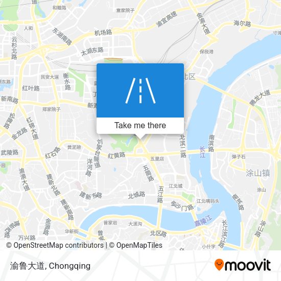 渝鲁大道 map