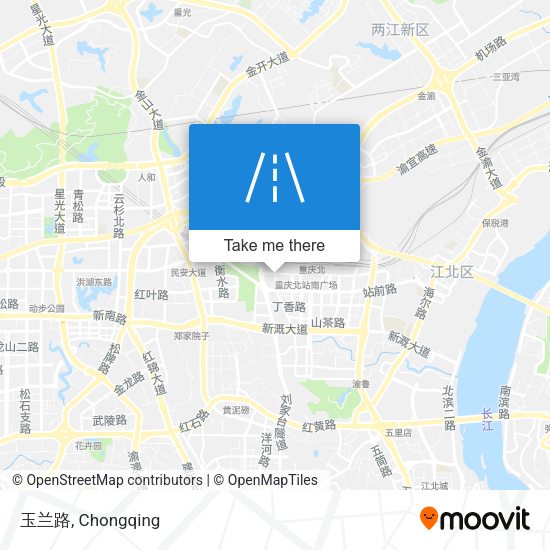 玉兰路 map