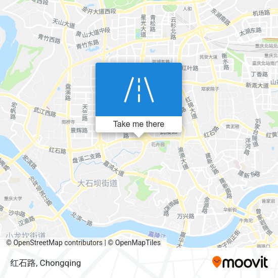 红石路 map