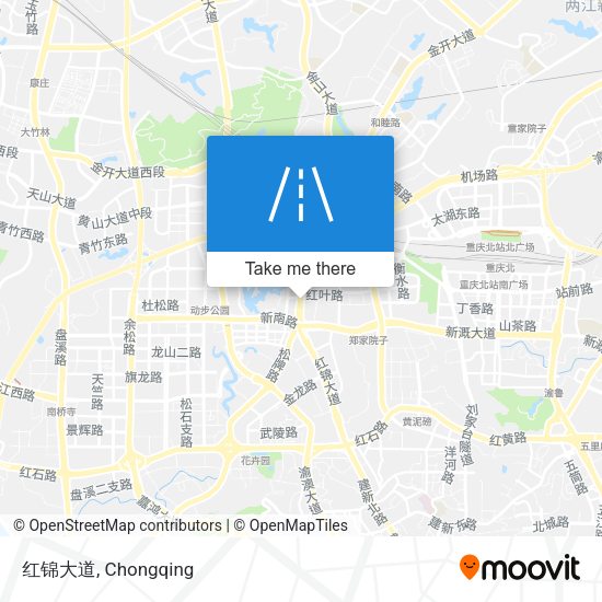 红锦大道 map