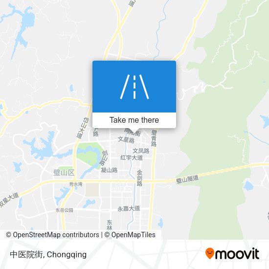 中医院街 map