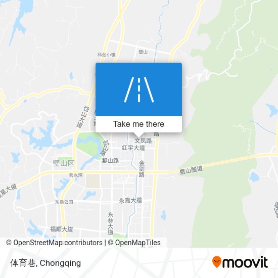 体育巷 map