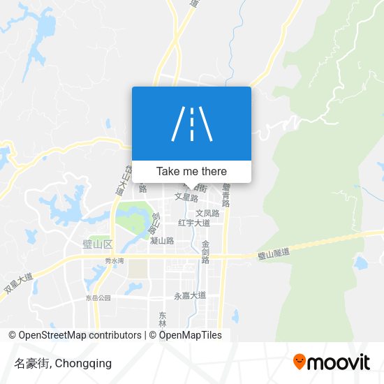 名豪街 map