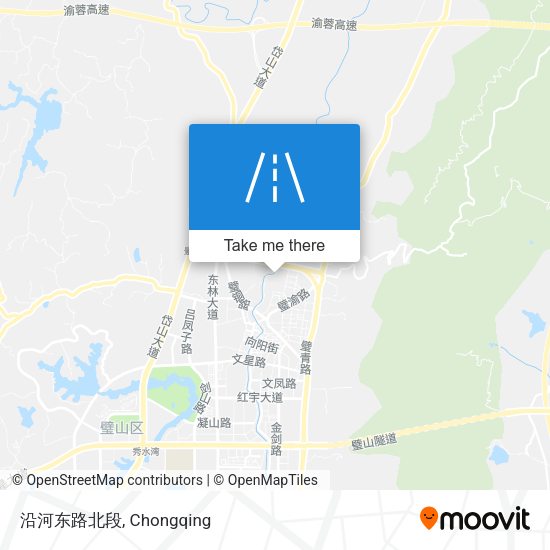 沿河东路北段 map