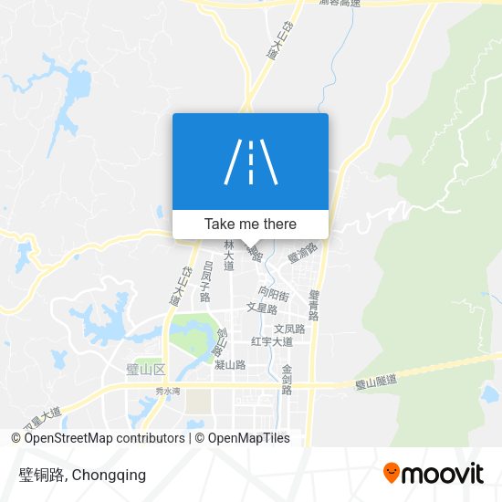 璧铜路 map