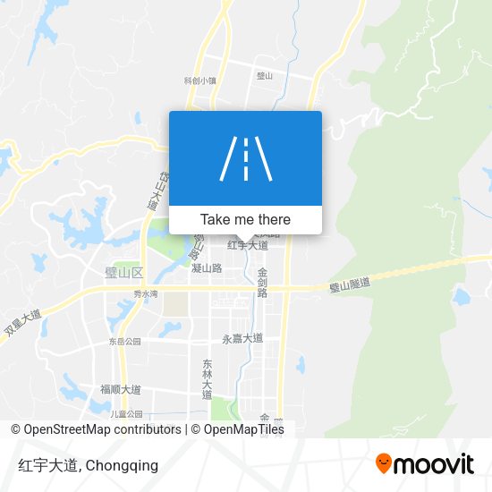 红宇大道 map