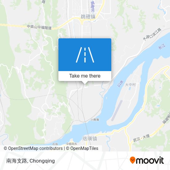 南海支路 map