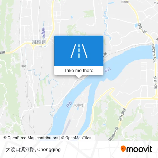 大渡口滨江路 map