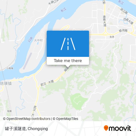 罐子溪隧道 map